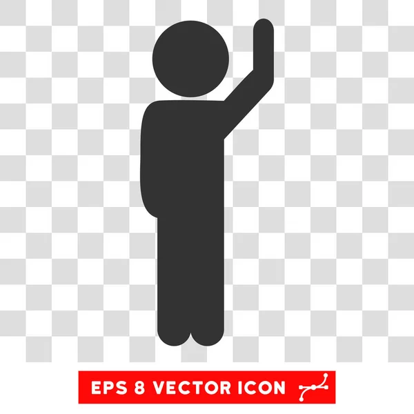 Niño Hello Vector Eps icono — Vector de stock