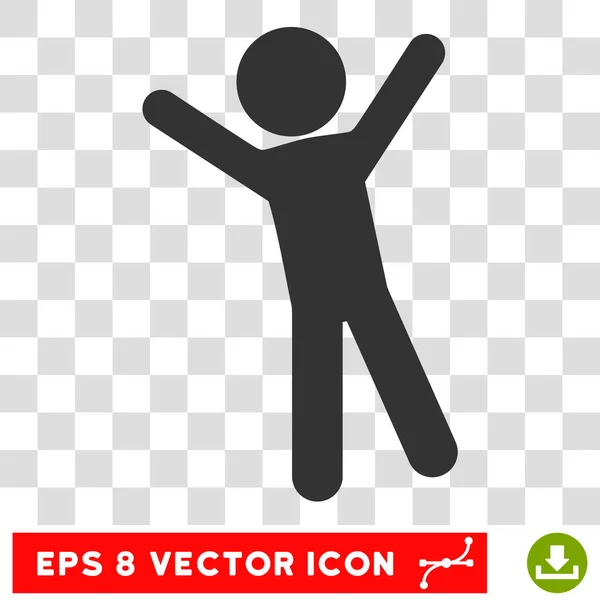 Alegría infantil Vector Eps icono — Archivo Imágenes Vectoriales