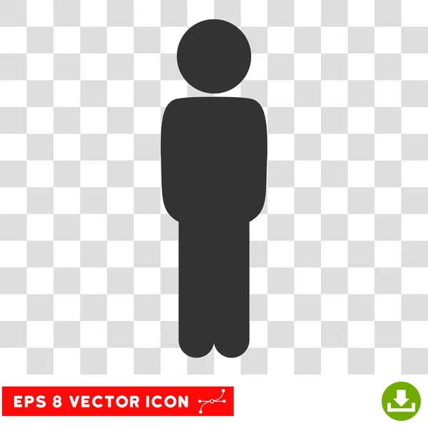 Kind stehend Pose Vektor eps Symbol — Stockvektor