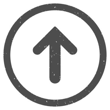 Simge lastik damgası yukarı ok