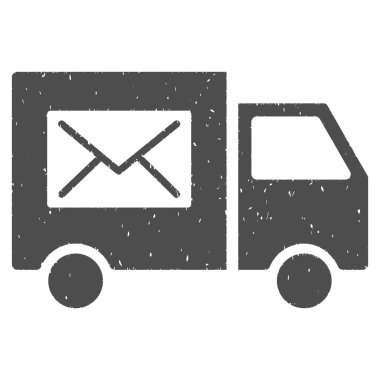 Posta teslim Van simgesi pencere boyutu