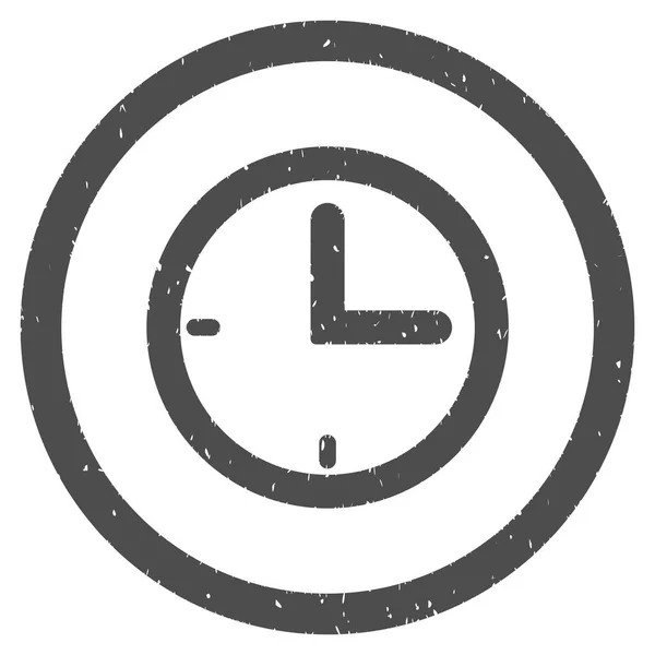 Sello de goma Icono de tiempo — Vector de stock