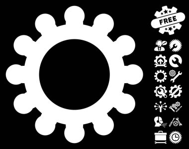 COG vektör simge araçları Bonus ile