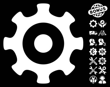 Dişli vektör simge araçları Bonus ile