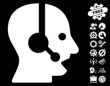 Operatör vektör simge araçları Bonus ile