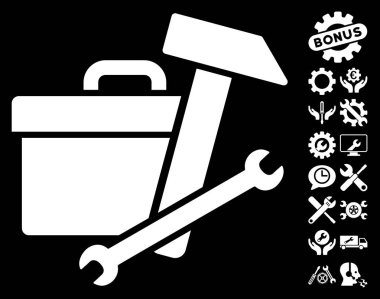 Araç kutusu vektör simgesi araçlar Bonus ile
