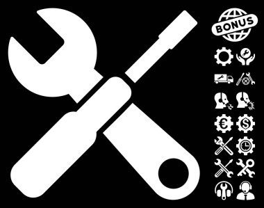 Araçlar vektör simgesi araçlar Bonus ile