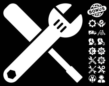 Araçlar vektör simgesi araçlar Bonus ile