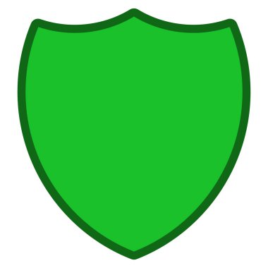 Kalkan vektör araç çubuğu simgesi