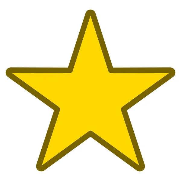 Star Vector Toolbar Icon — Stock Vector