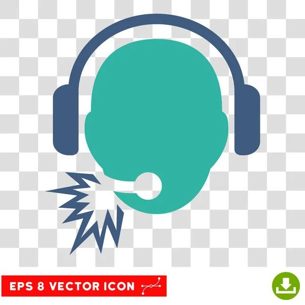 Operador Message Eps Vector Icon — Vector de stock