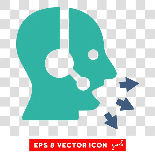 Operator-Nachricht eps Vektor-Symbol — Stockvektor