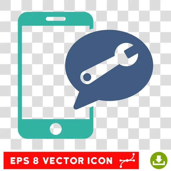 Servicio SMS Eps Vector Icono — Vector de stock