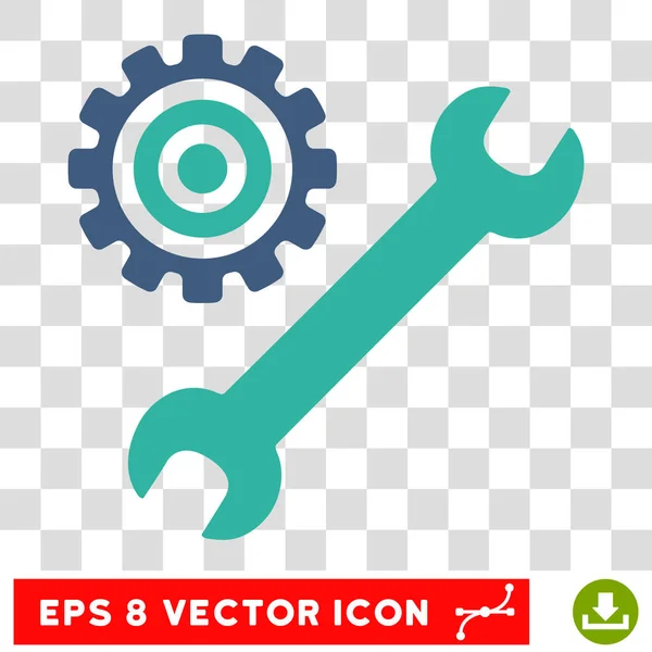 Service verktyg Eps vektor symbol — Stock vektor