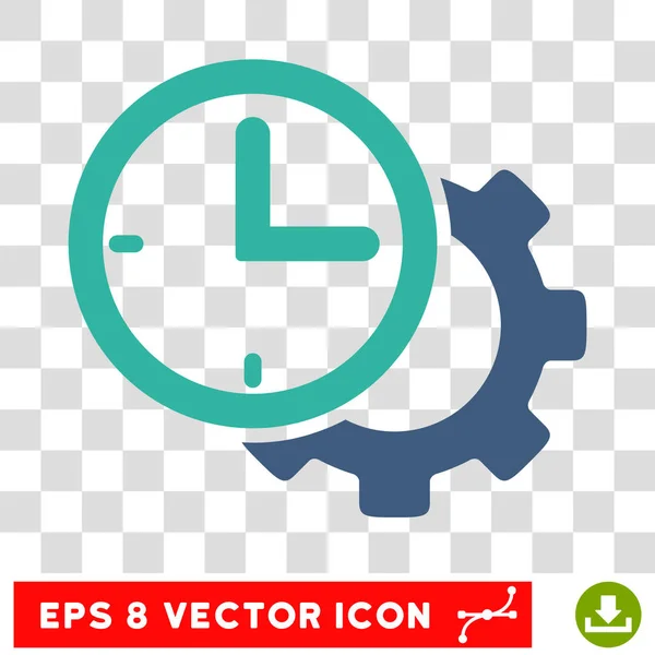 Zeit Setup eps Vektor Symbol — Stockvektor