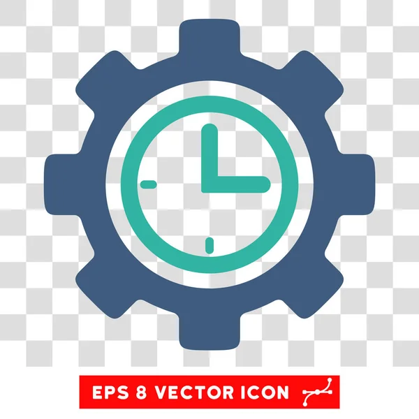 Zeit Setup eps Vektor Symbol — Stockvektor