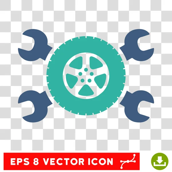 Reifenservice eps Vektor-Symbol — Stockvektor