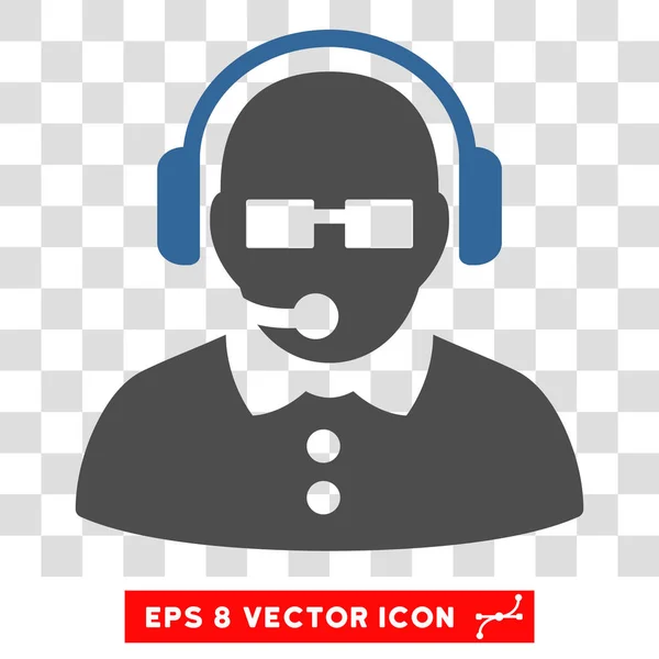 Weiblicher Operator eps Vektor-Symbol — Stockvektor