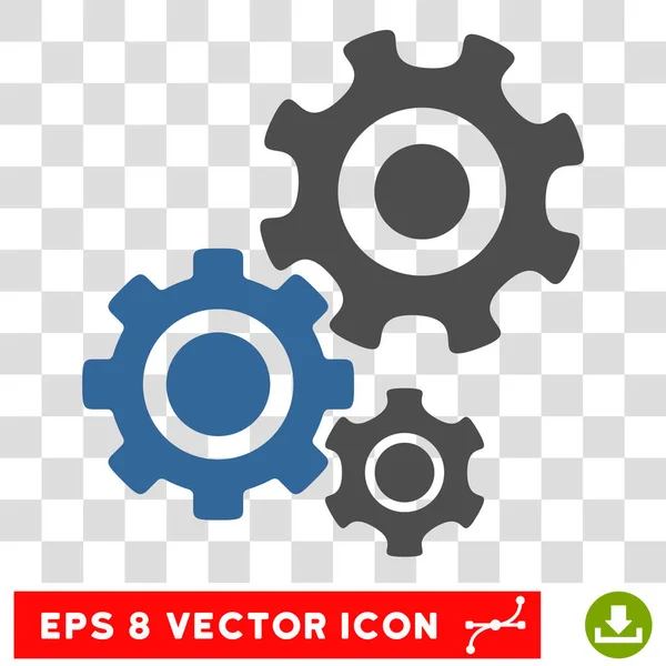 Mekanizması Gears Eps vektör simgesi — Stok Vektör