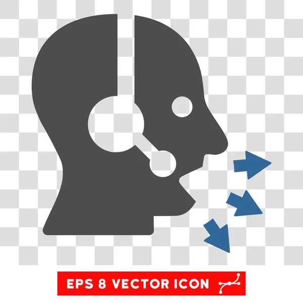 Operator-Nachricht eps Vektor-Symbol — Stockvektor