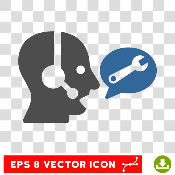 Operator Service Nachricht eps Vektor Symbol — Stockvektor