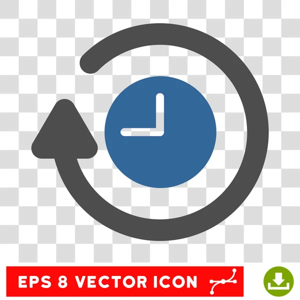 Repeat Clock Eps Vector Icon — Stock Vector
