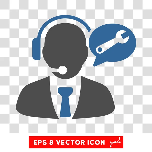 Service Manager Nachricht eps Vektor Symbol — Stockvektor