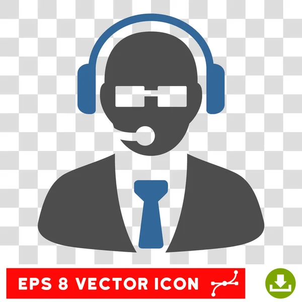 Support Manager Eps Vector Icon — Stock Vector