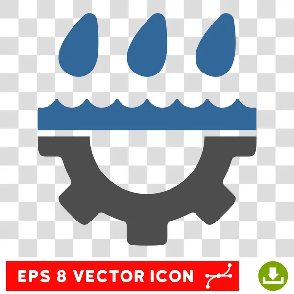Векторная икона водяного душа — стоковый вектор