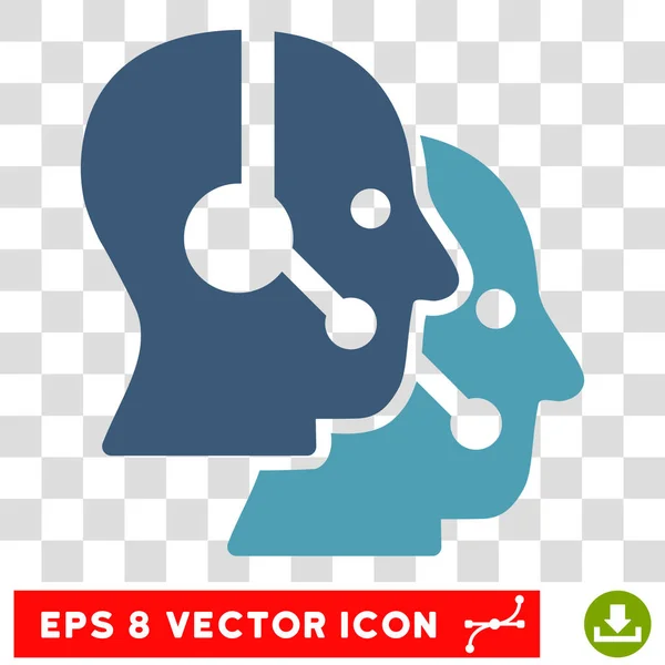 Операторы Call Center Eps Vector Icon — стоковый вектор
