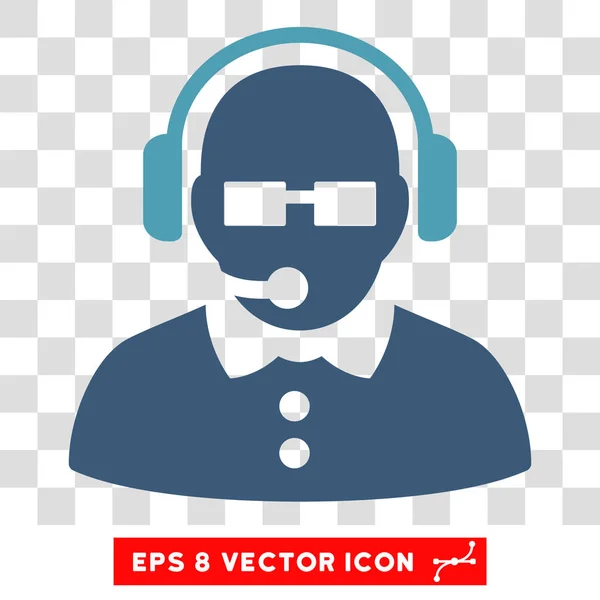 Weiblicher Operator eps Vektor-Symbol — Stockvektor