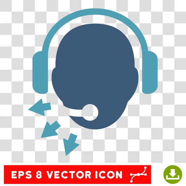 Operator-Nachricht eps Vektor-Symbol — Stockvektor