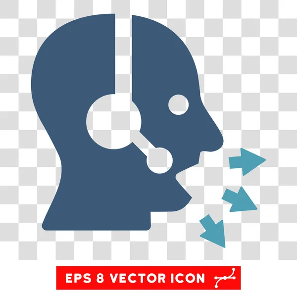 Operator-Nachricht eps Vektor-Symbol — Stockvektor