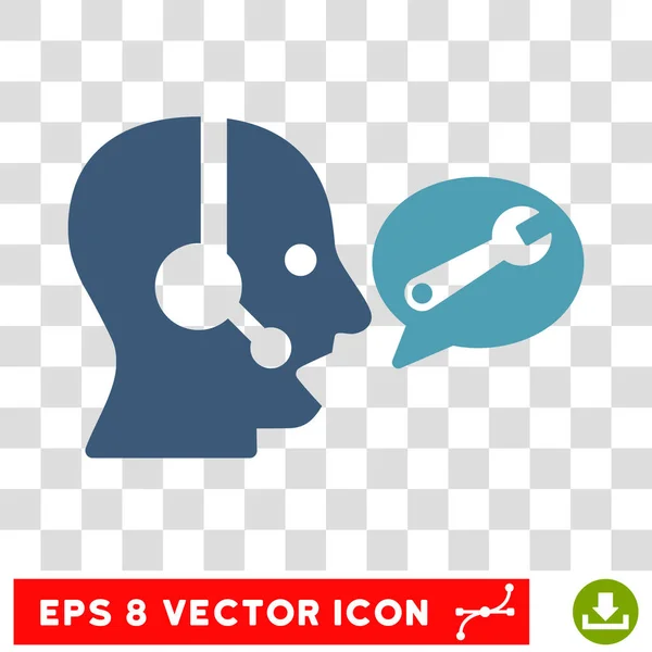 Operator Service Nachricht eps Vektor Symbol — Stockvektor