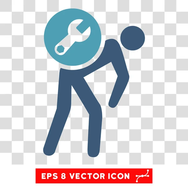 Service-Kurier eps Vektor-Symbol — Stockvektor