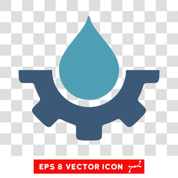 Équipement de service de goutte d'eau Eps Icône vectorielle — Image vectorielle