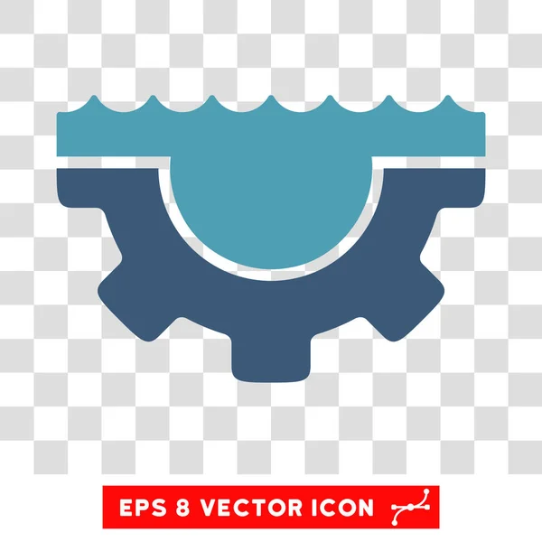Wasser Service Ausrüstung eps Vektor Symbol — Stockvektor