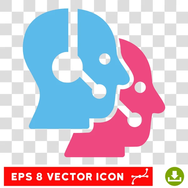 Операторы Call Center Eps Vector Icon — стоковый вектор