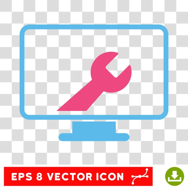 Desktop Options Eps Vector Icon — Stock Vector