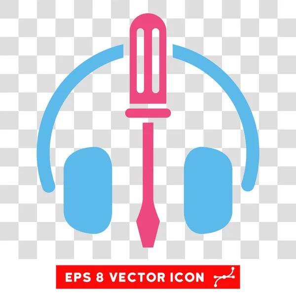 Headphones Tools Eps Vector Icon — Stock Vector