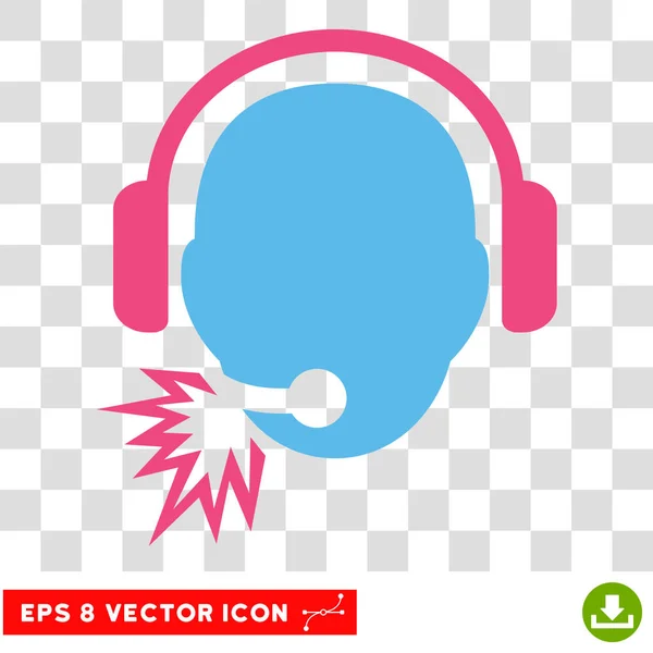 Operador Mensagem Eps Vector Icon — Vetor de Stock