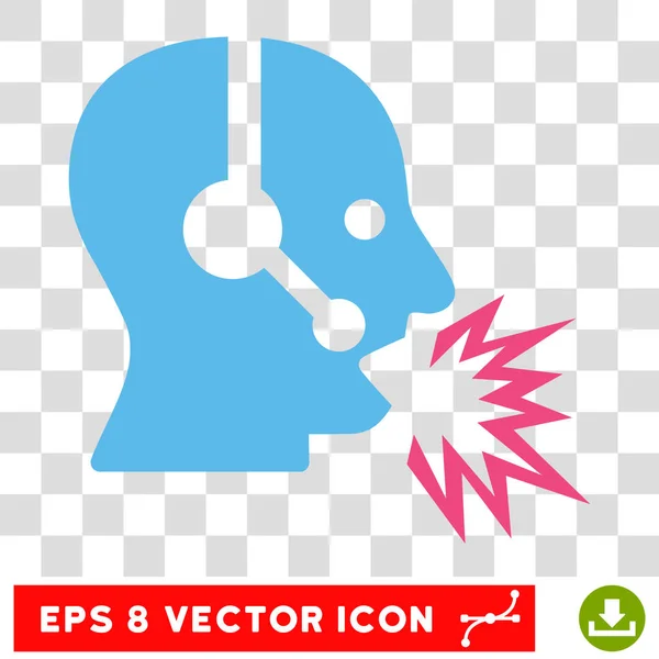 Operator-Nachricht eps Vektor-Symbol — Stockvektor