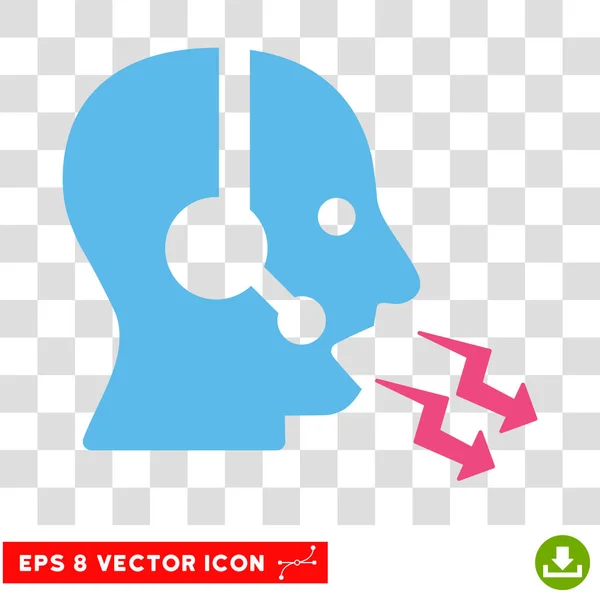 Operator ruft eps Vektor-Symbol — Stockvektor