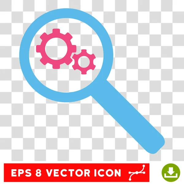 Keresési eszközök vektoros Eps ikonra — Stock Vector