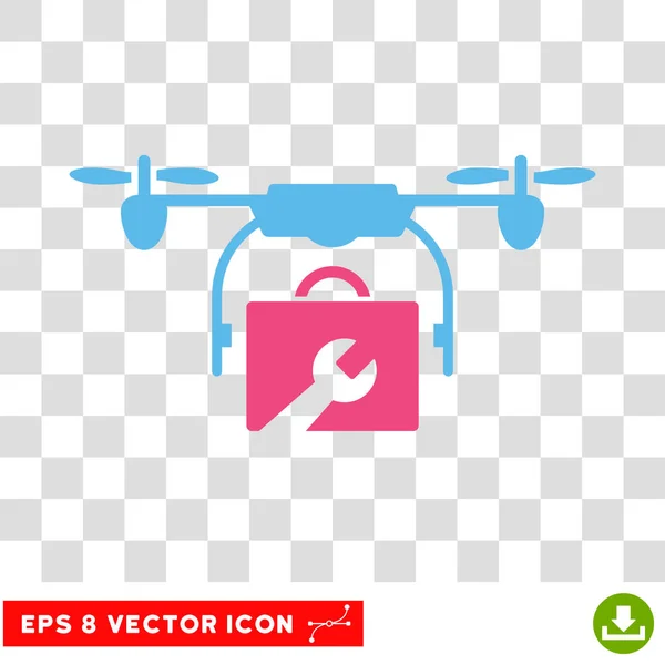 Service-Drohne eps Vektor-Symbol — Stockvektor