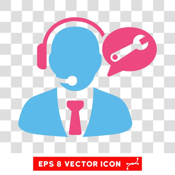 Service Manager Nachricht eps Vektor Symbol — Stockvektor