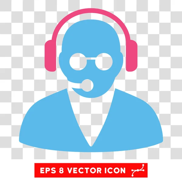 Suporte Operador Eps Vector Icon — Vetor de Stock