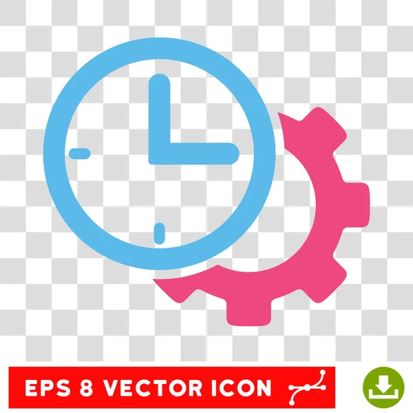 Zeit Setup eps Vektor Symbol — Stockvektor