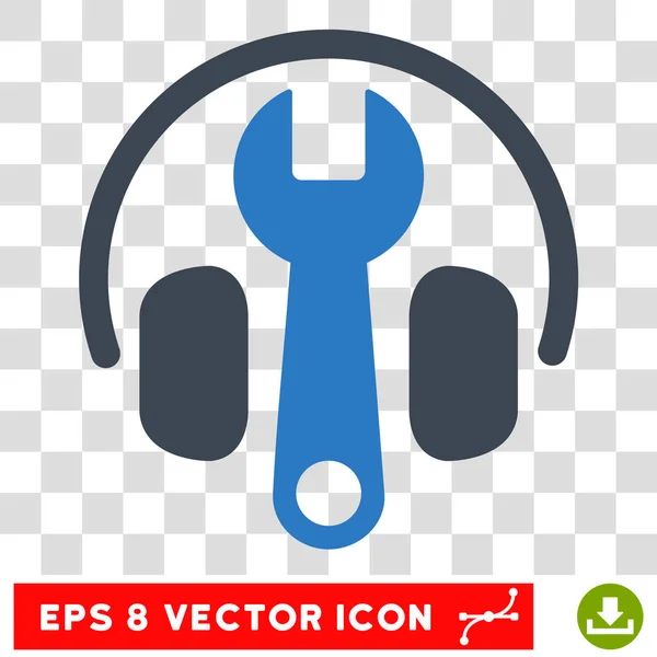 Headphones Tuning Eps Vector Icon — Stock Vector