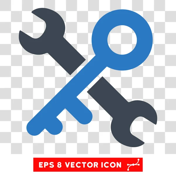 Sleutel gereedschap Eps Vector Icon — Stockvector